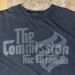 Vintage Rocawear T-Shirt Size 3XL Roc La Familia Jay Z Rhinestone Y2K Hip Hop